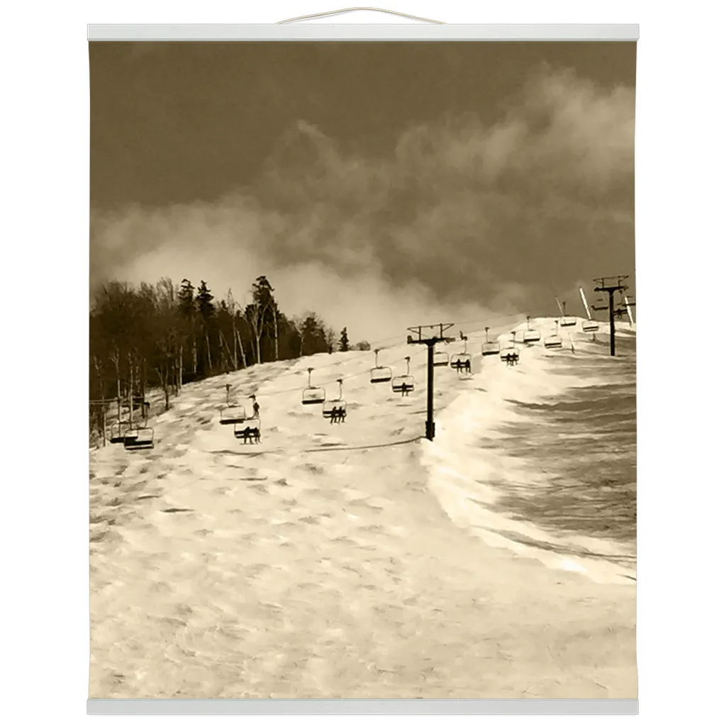 Hanging Canvas Print - Superstar Sepia