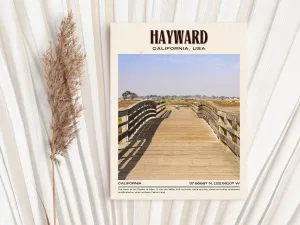 Hayward Vintage Wall Art, California, USA
