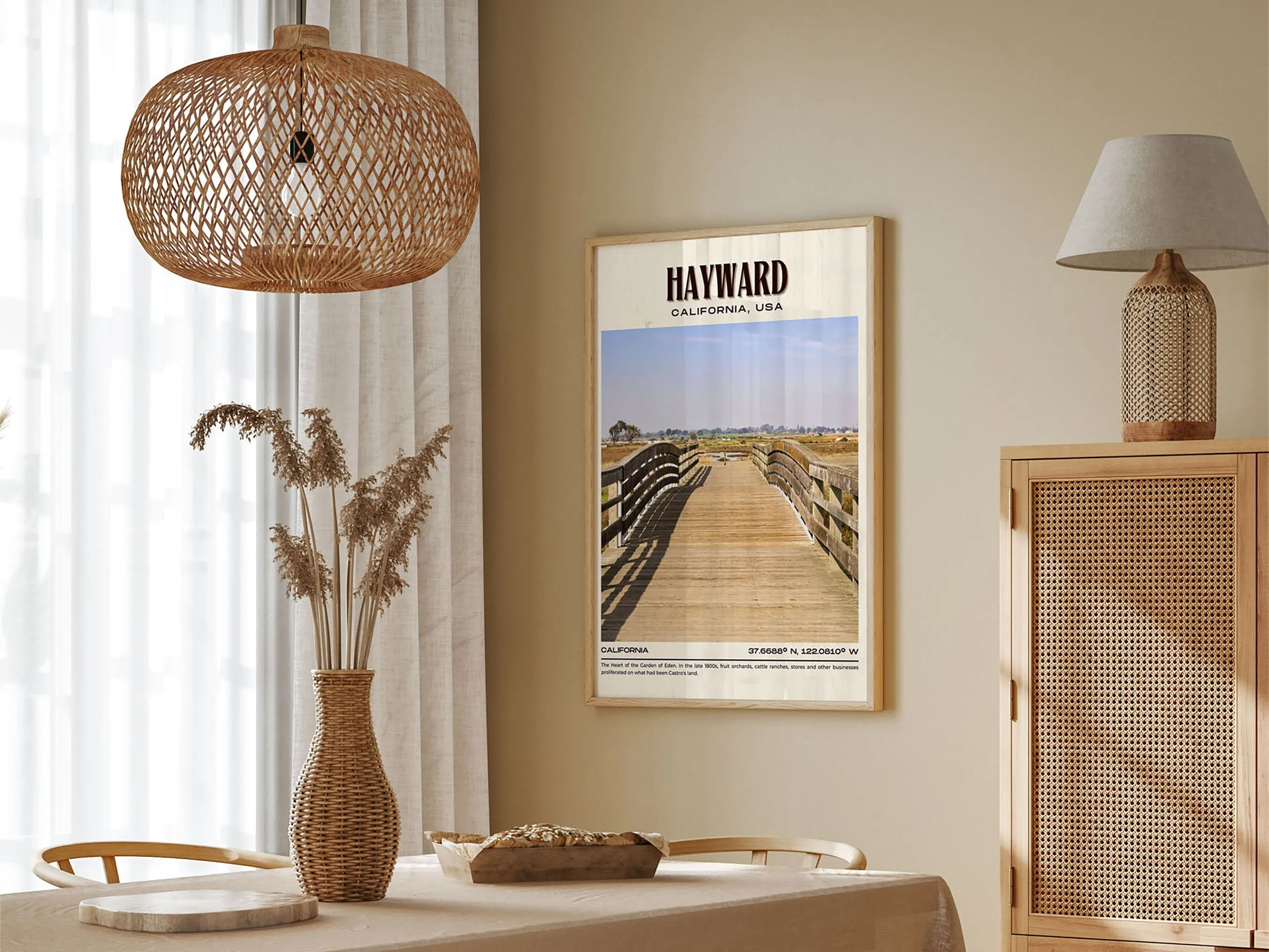Hayward Vintage Wall Art, California, USA