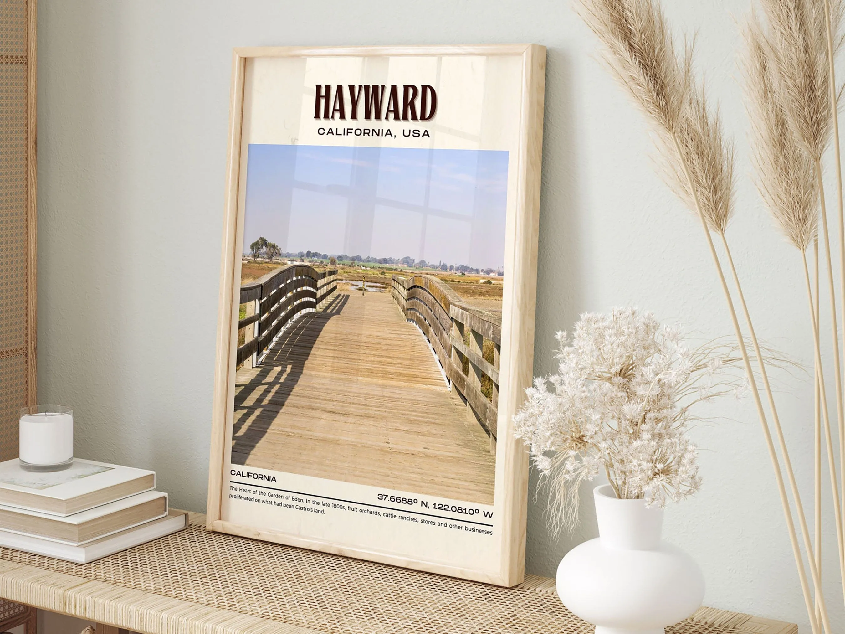 Hayward Vintage Wall Art, California, USA