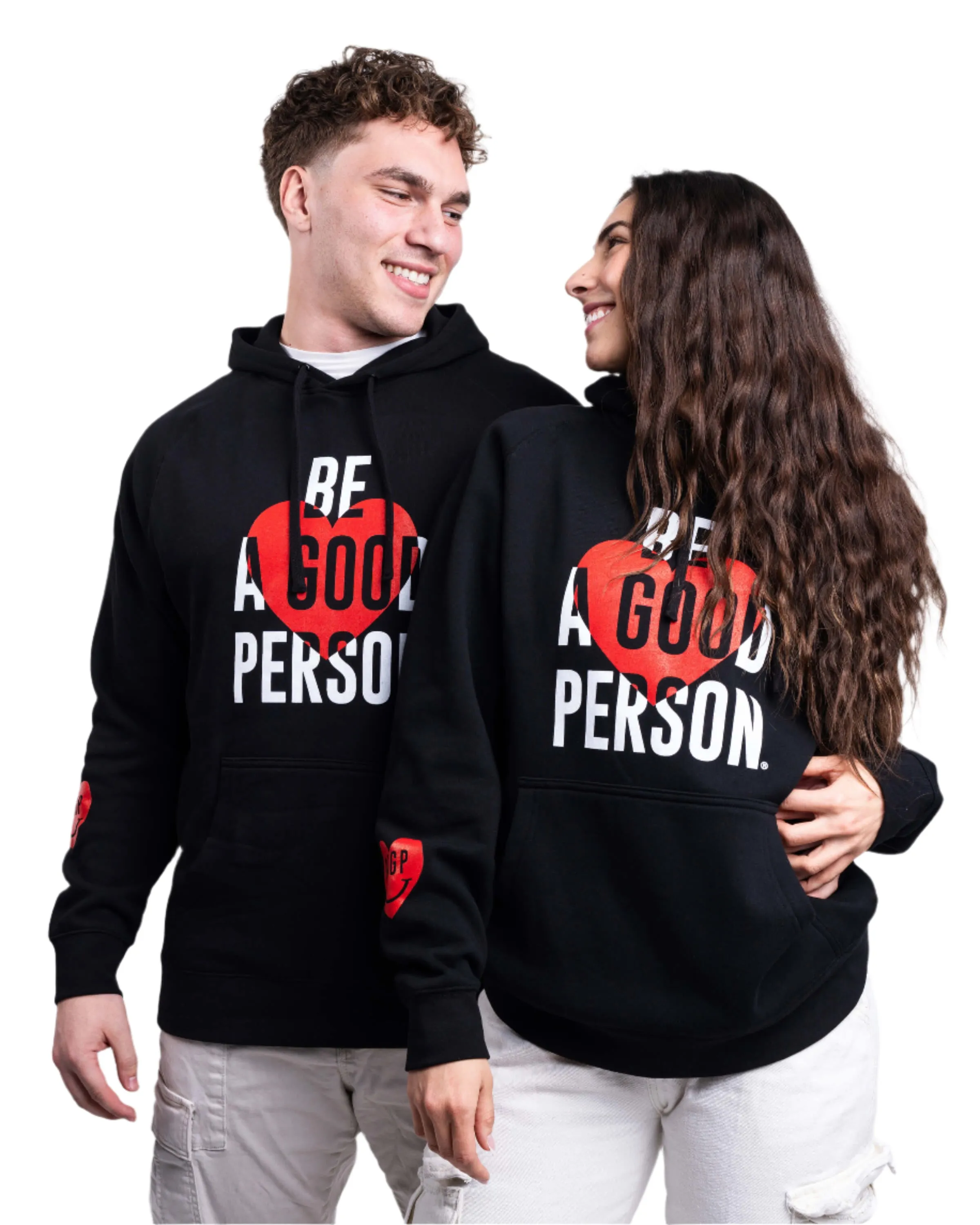 Heart On Your Sleeve Lightweight Hoodie - Black