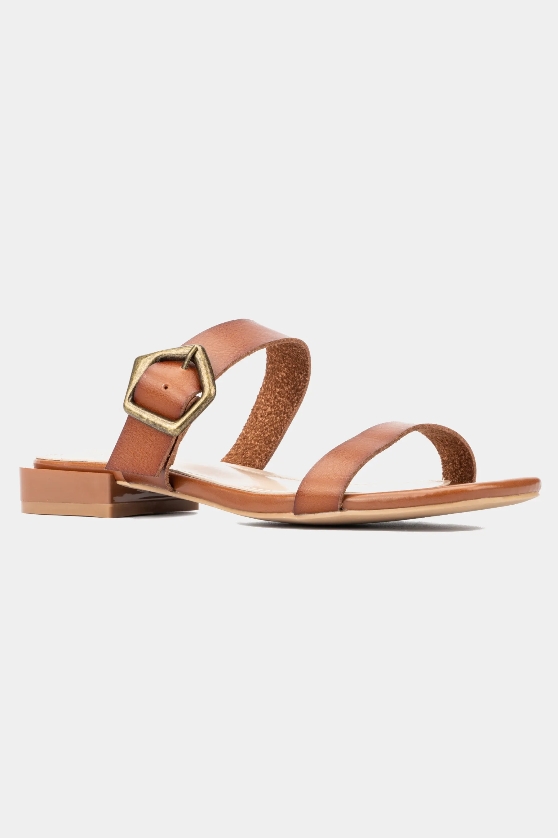 Helga Buckle Accent Flats