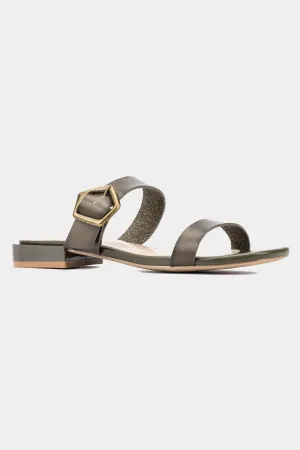 Helga Buckle Accent Flats