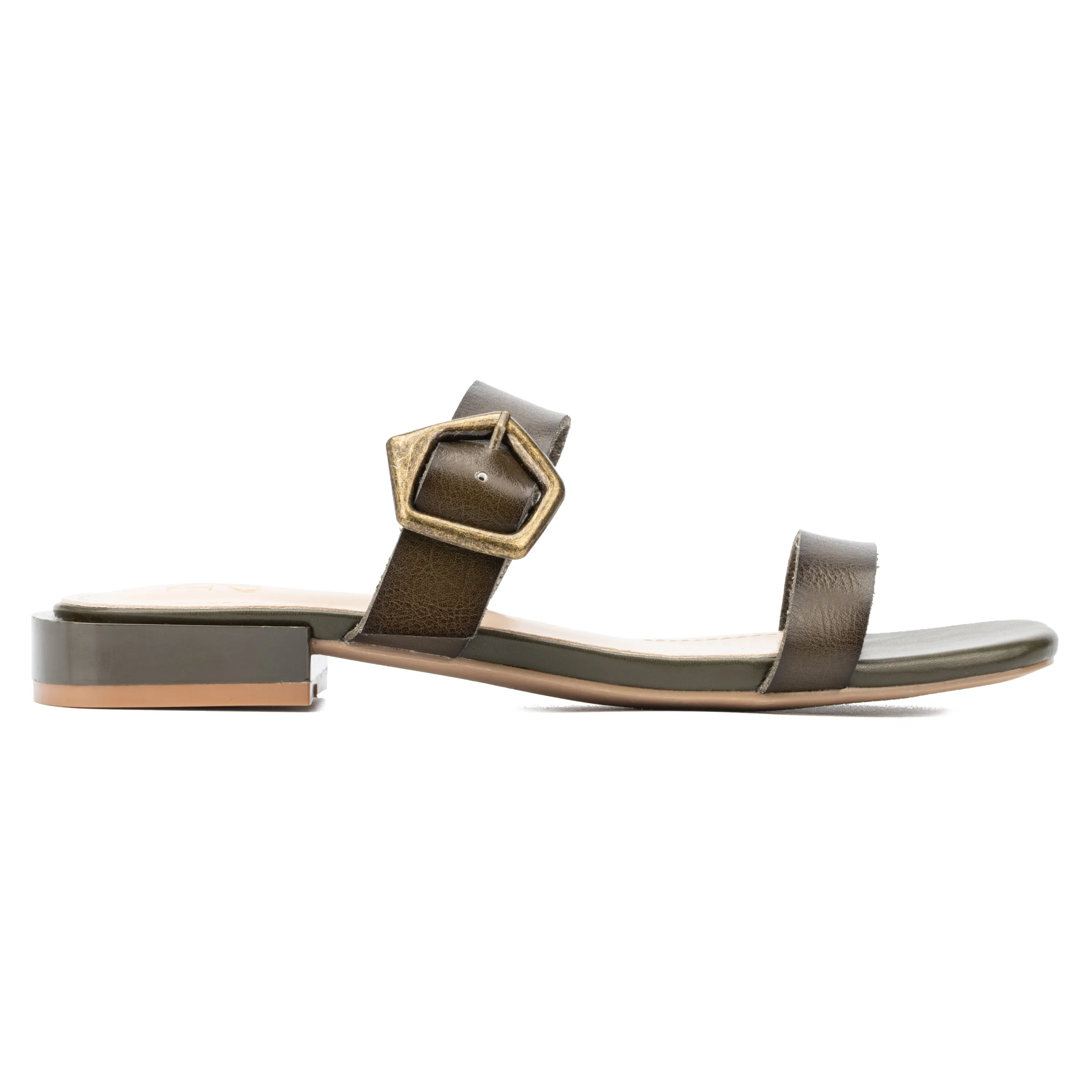 Helga Buckle Accent Flats