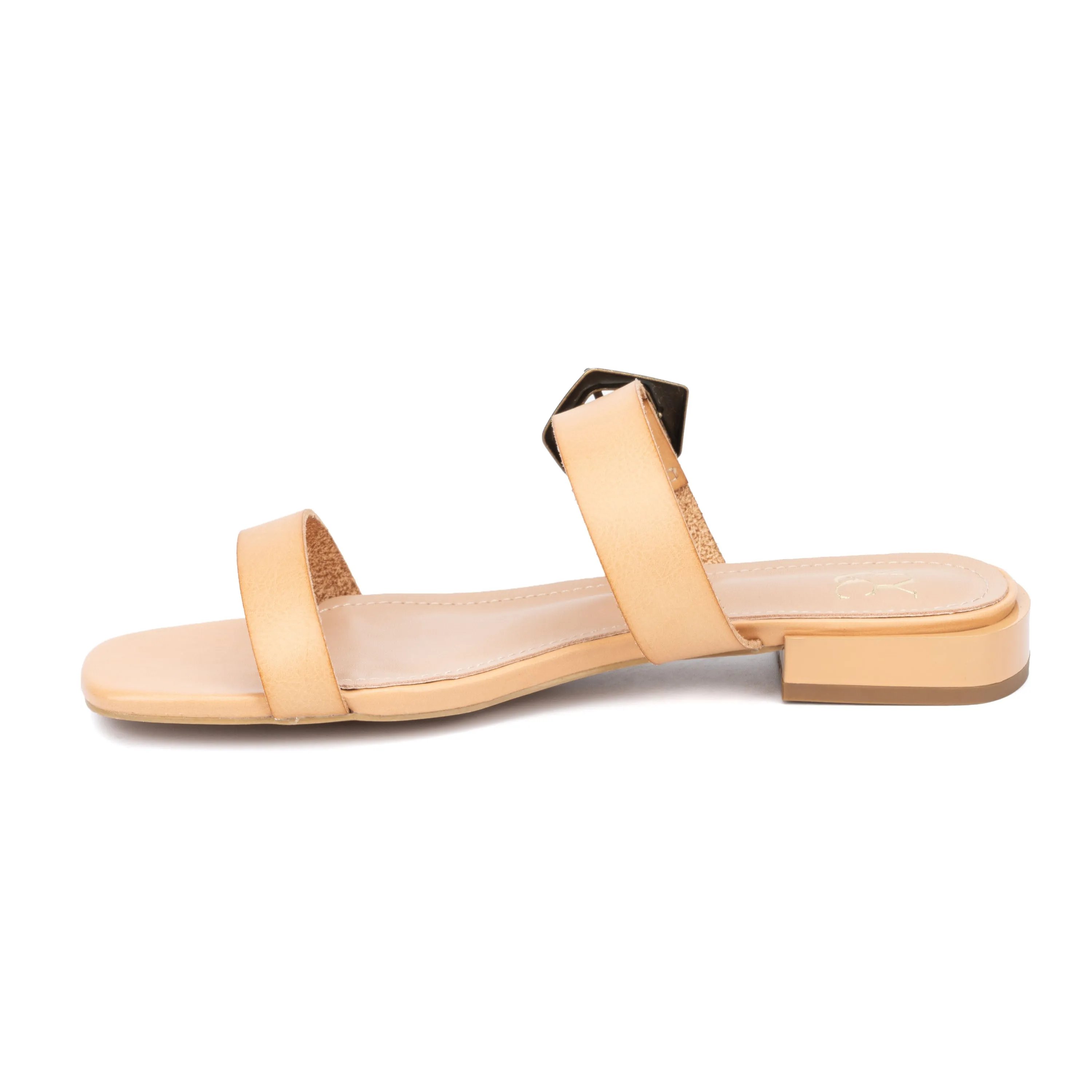 Helga Buckle Accent Flats