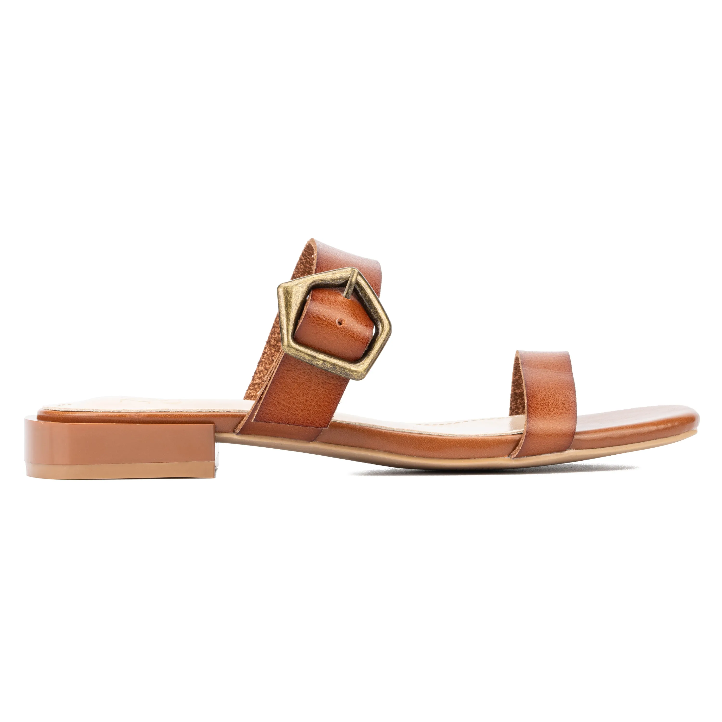 Helga Buckle Accent Flats