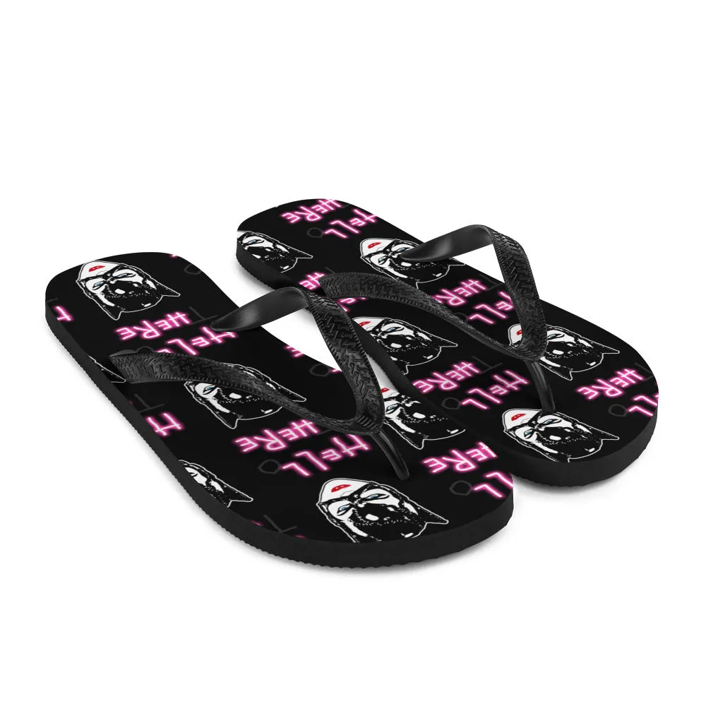 Hell Here Flip-Flops
