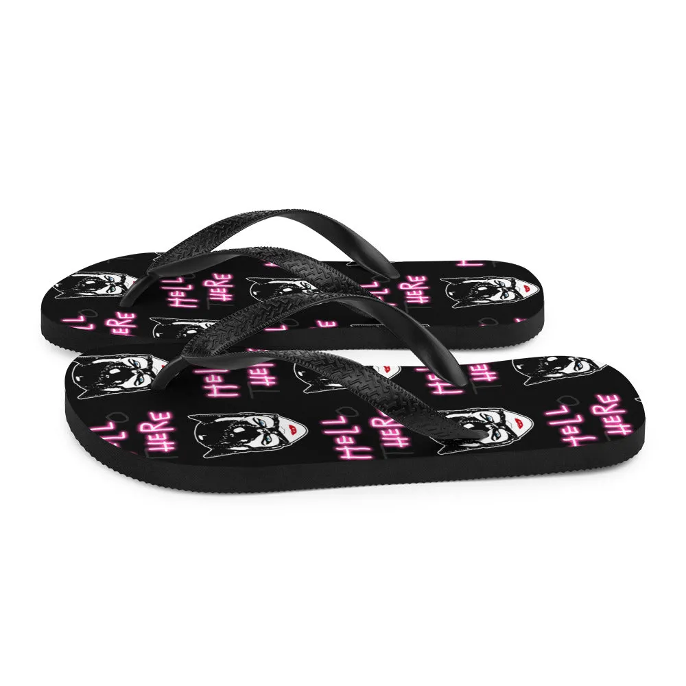 Hell Here Flip-Flops
