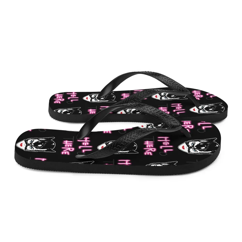 Hell Here Flip-Flops