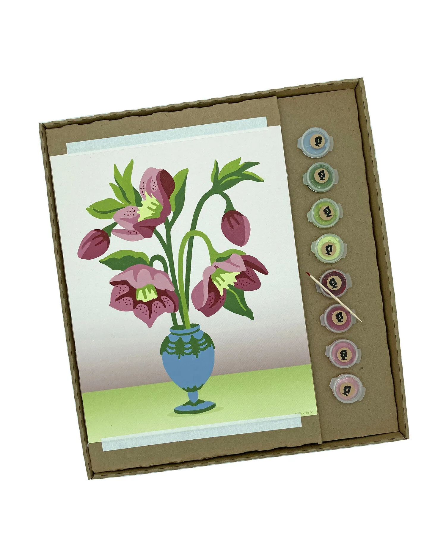 Hellebores Paint-by-Number