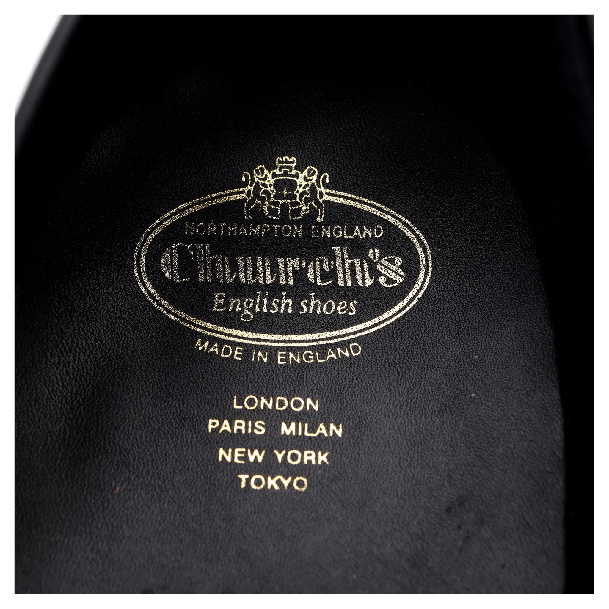 'Hermes 03' Black Leather Slippers UK 9 F