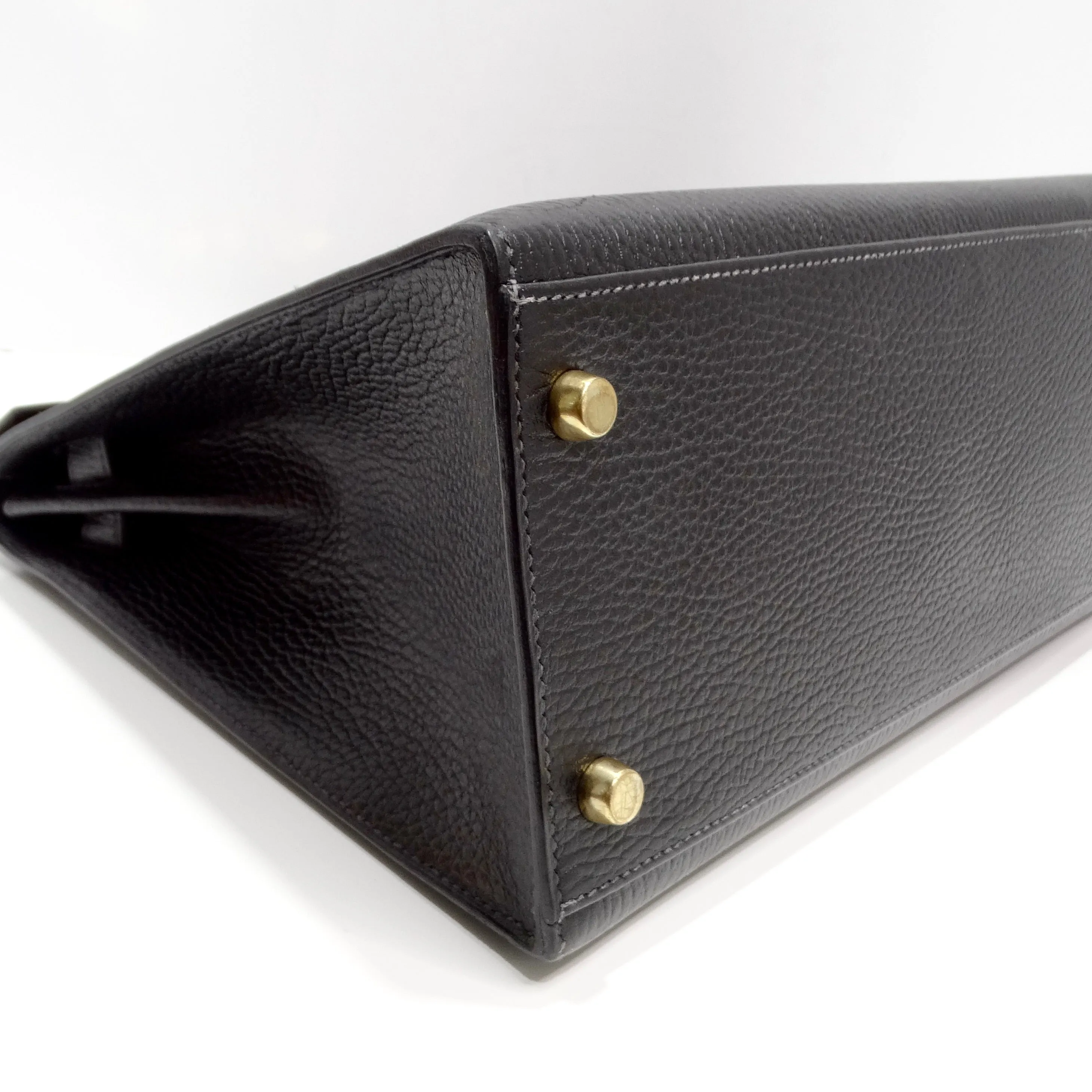 Hermes Kelly 1993 Black Ardennes Leather 32 Cm