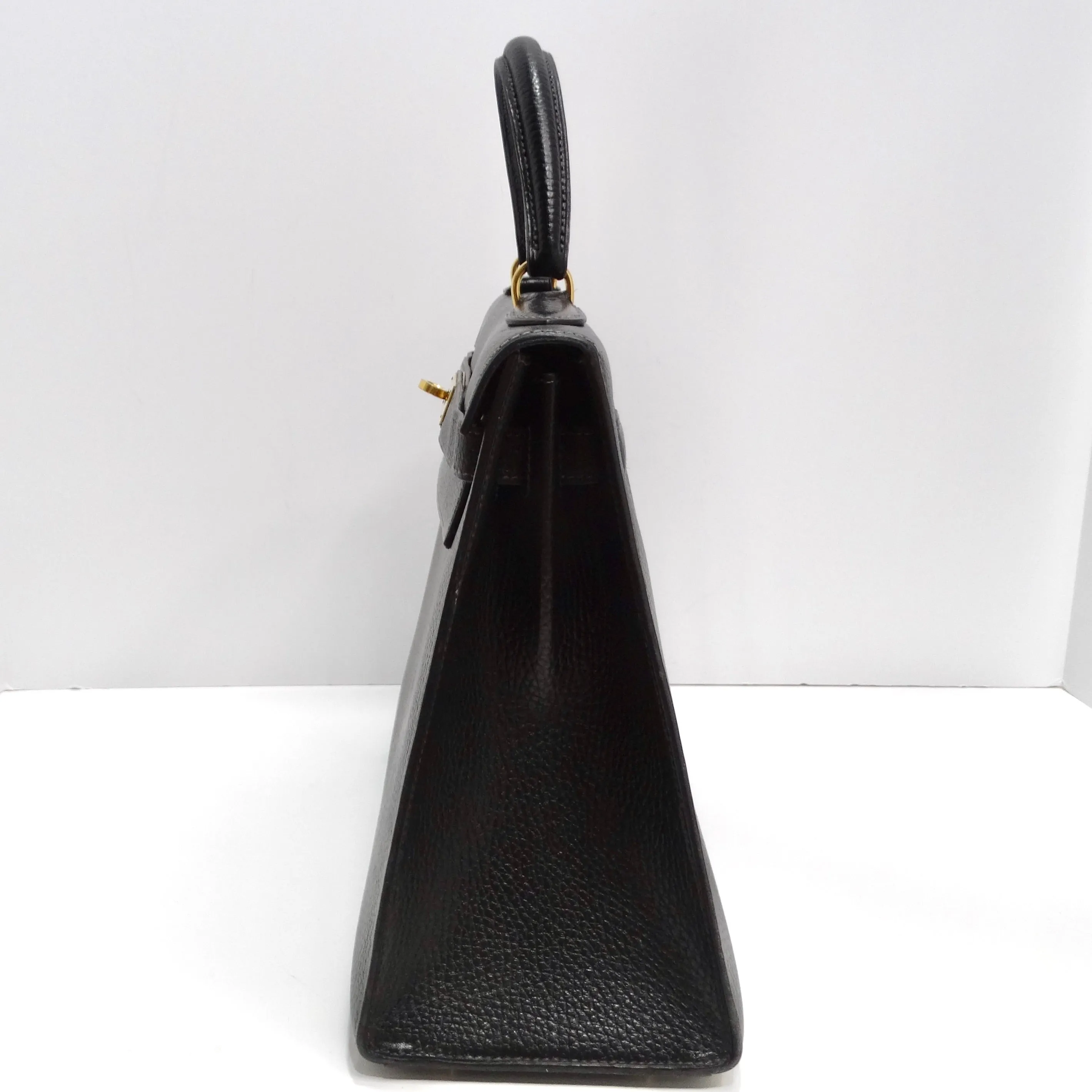 Hermes Kelly 1993 Black Ardennes Leather 32 Cm