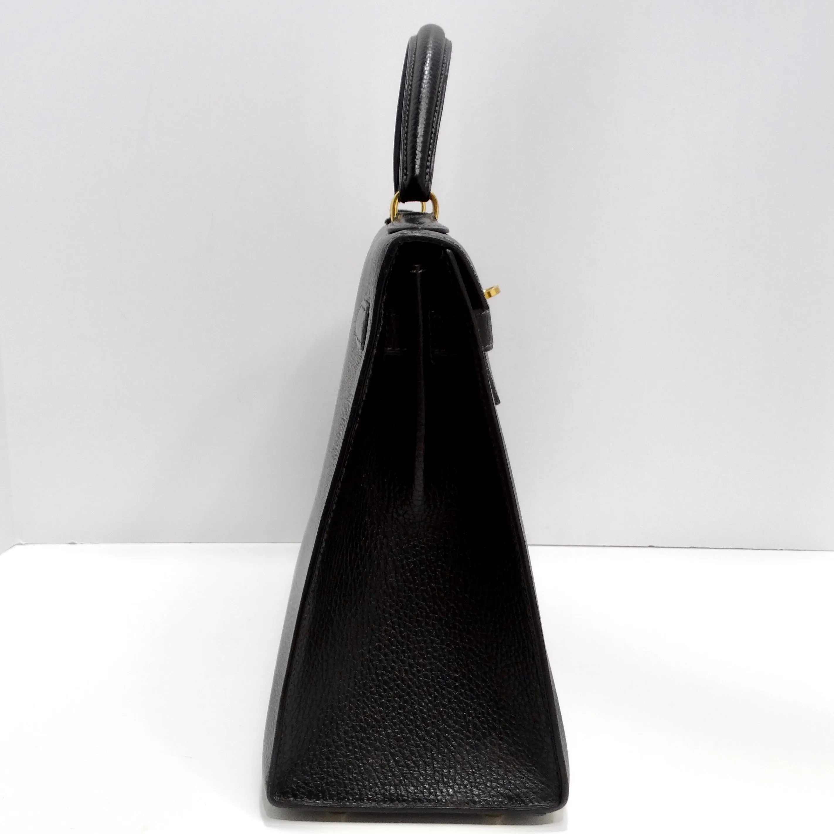 Hermes Kelly 1993 Black Ardennes Leather 32 Cm