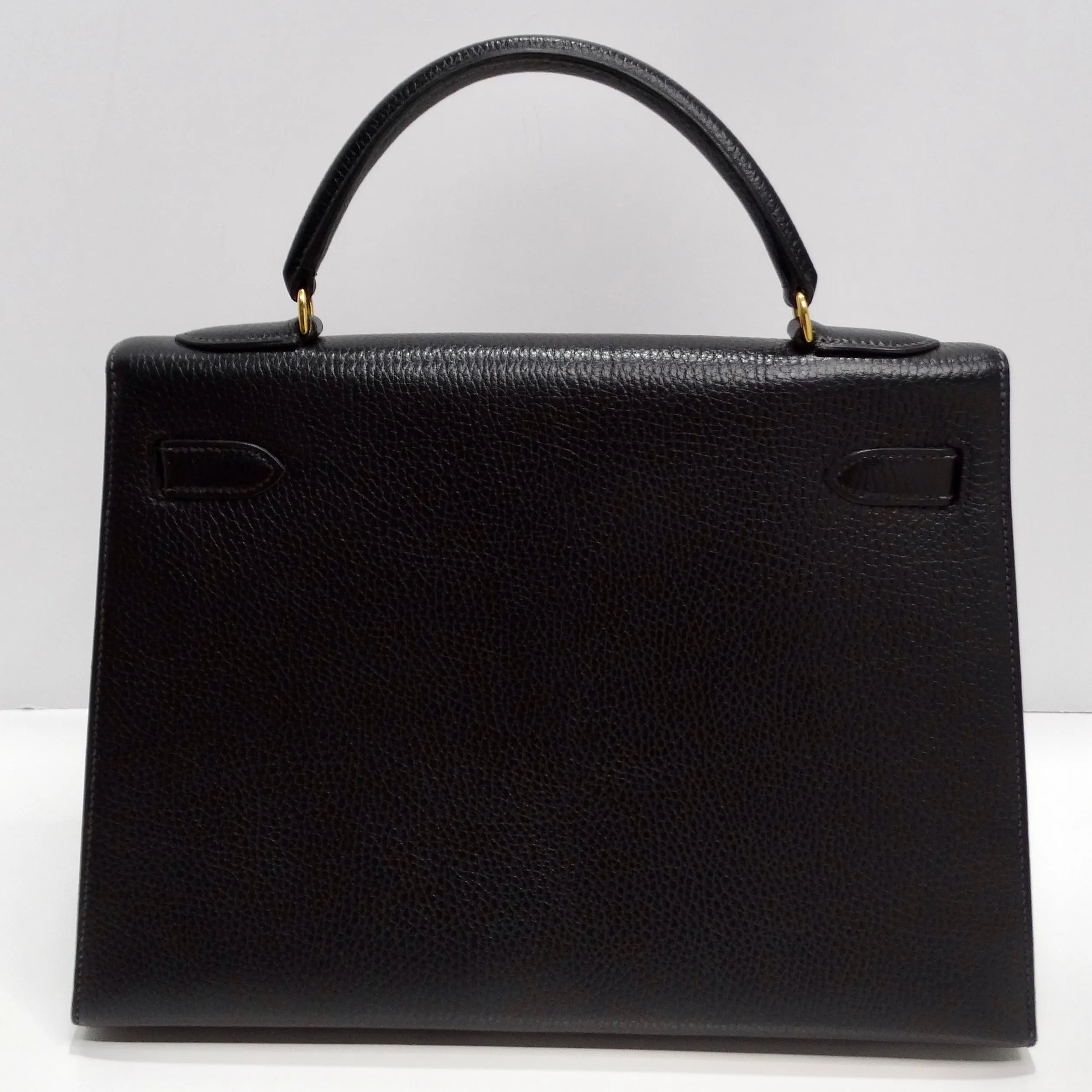 Hermes Kelly 1993 Black Ardennes Leather 32 Cm