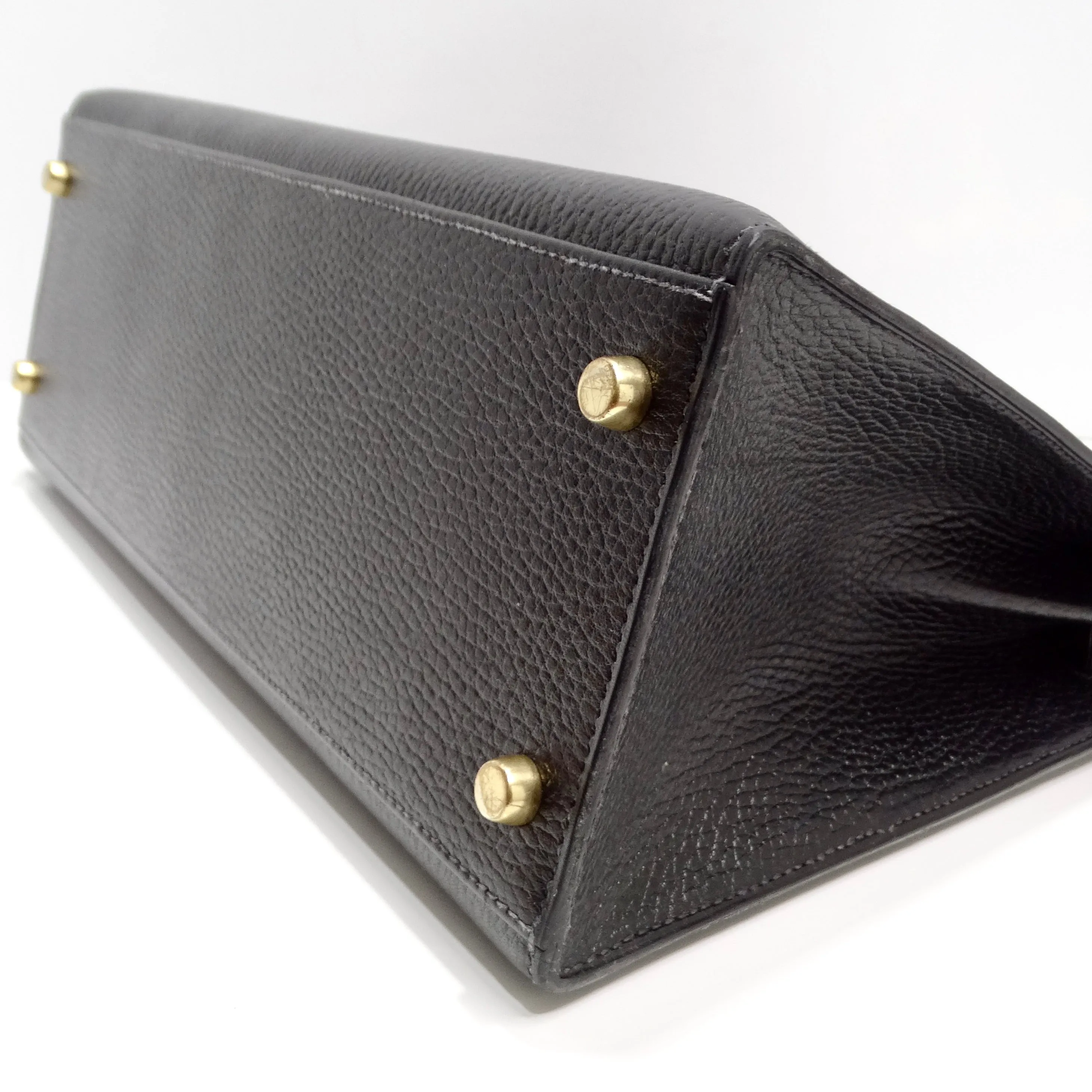 Hermes Kelly 1993 Black Ardennes Leather 32 Cm