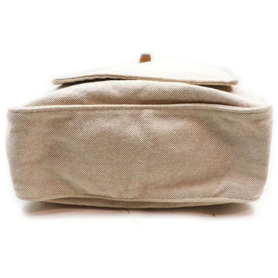 Hermès Beige x Brown Toile Marwari Hobo Shoulder Bag  861966