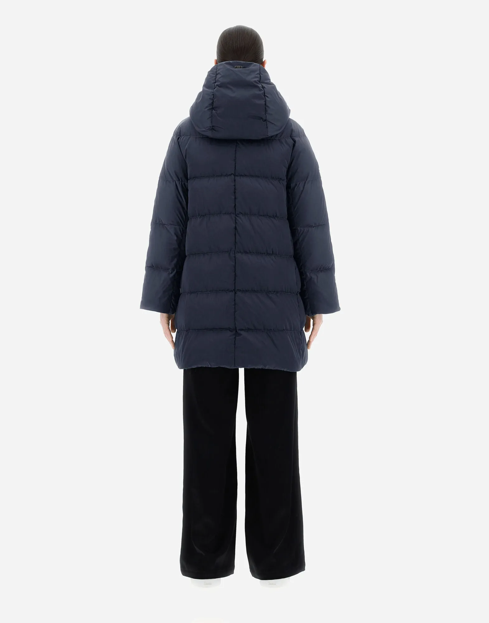 Hooded Satin A-Shape W