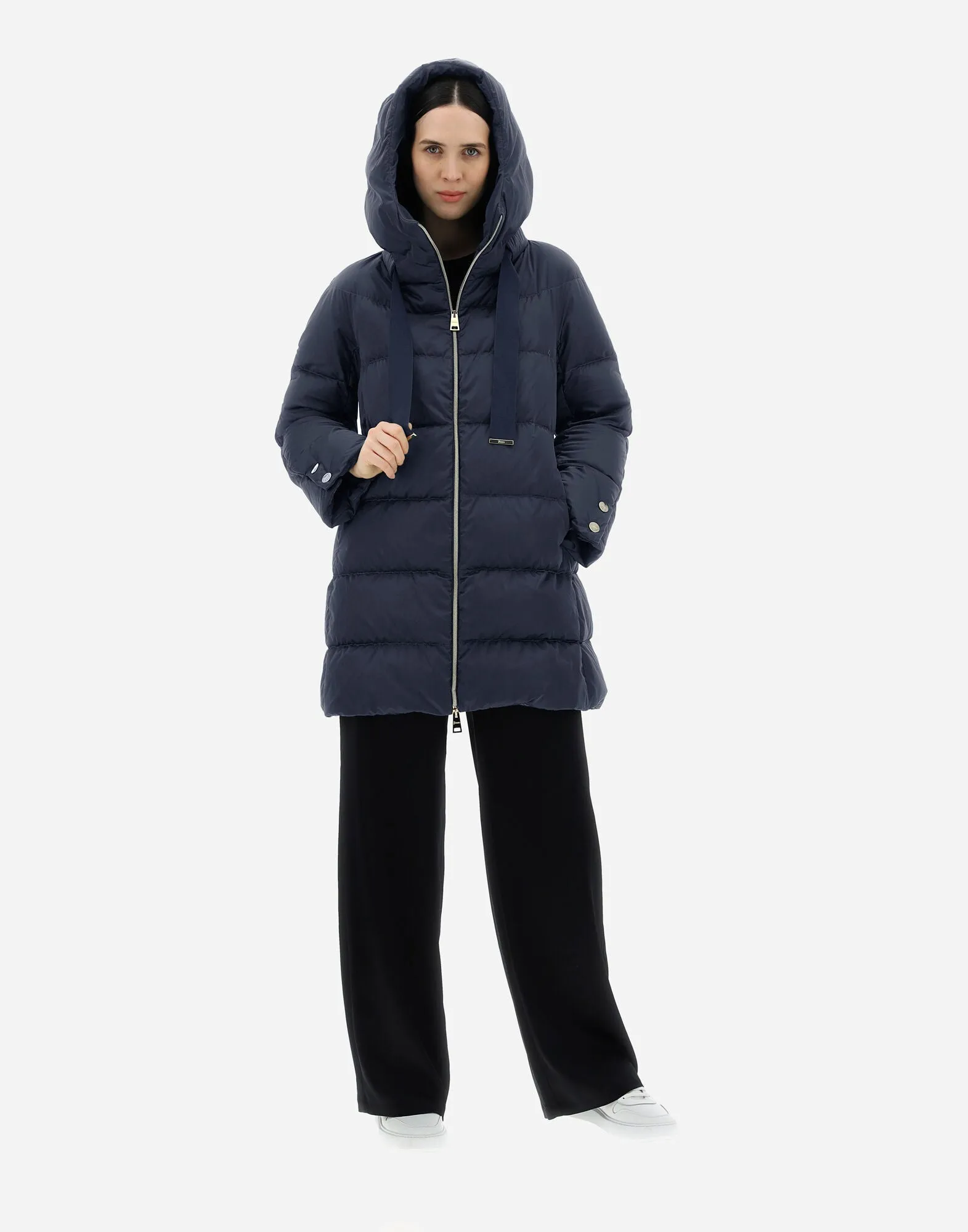 Hooded Satin A-Shape W