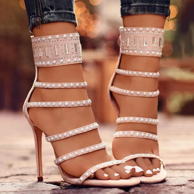 Hot Drilling Versatile Pointed High Heels