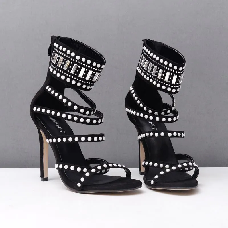 Hot Drilling Versatile Pointed High Heels