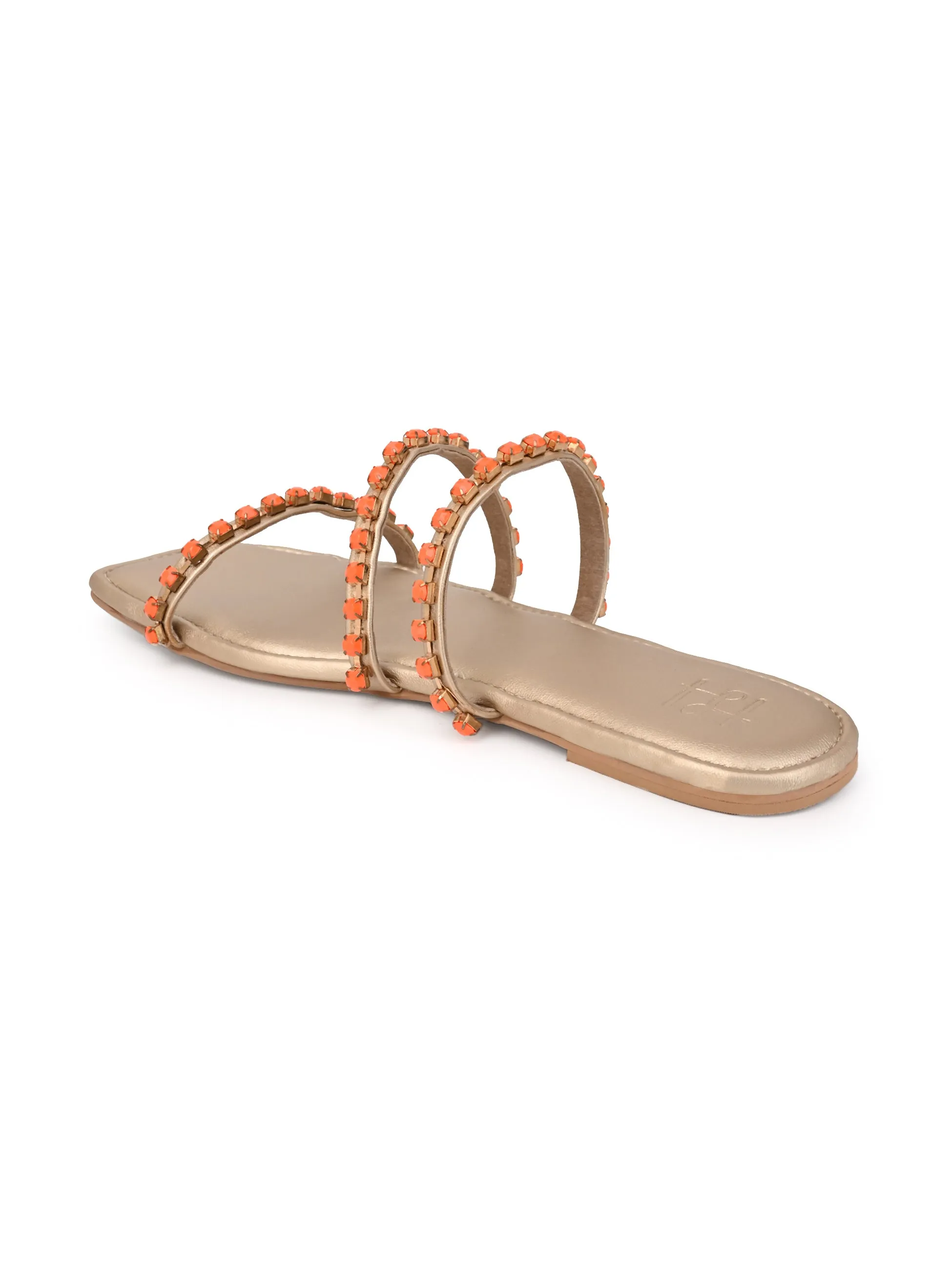 Hydes and Hues Women Slip-On Casual Open Toe Flats