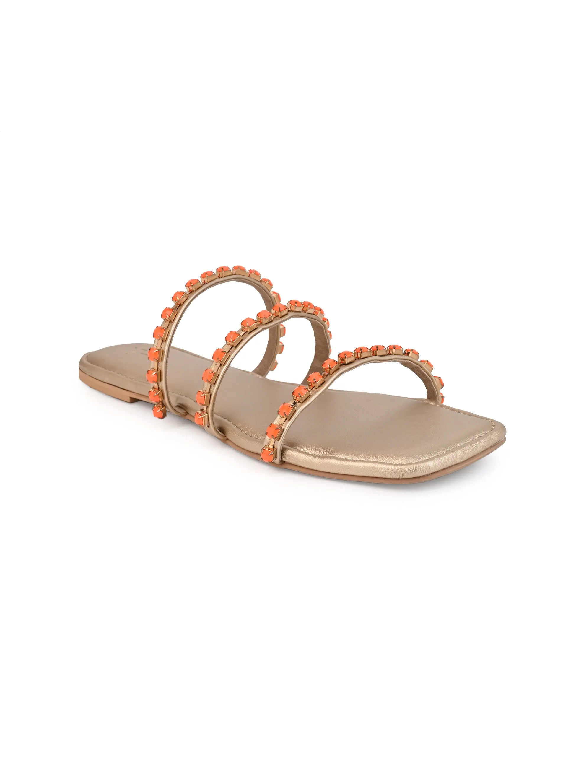 Hydes and Hues Women Slip-On Casual Open Toe Flats