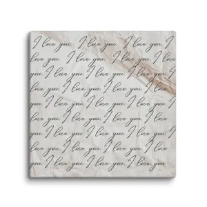 I love You Canvas Art