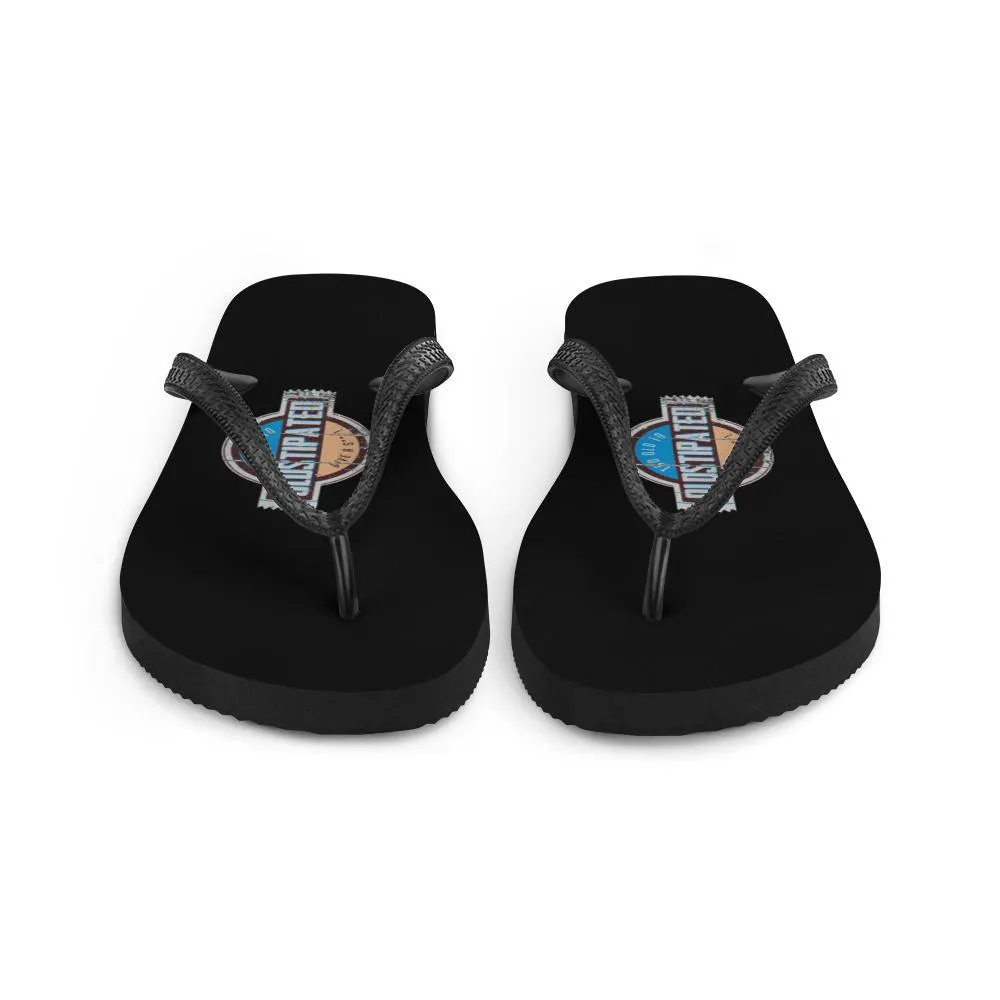 I'm OLDSTIPATED Too Old To Give A Sh***! Flip-Flops