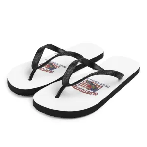 I'm OLDSTIPATED Too Old To Give A Sh***! Flip-Flops