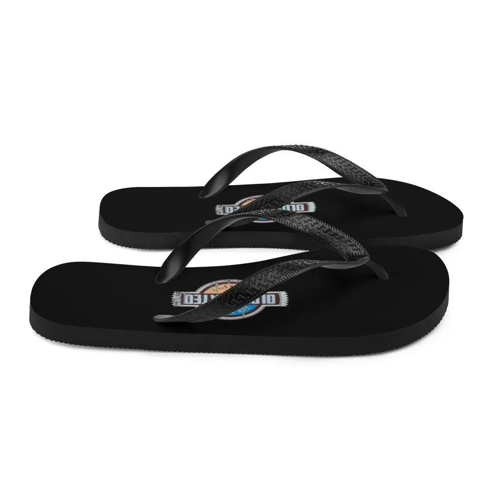 I'm OLDSTIPATED Too Old To Give A Sh***! Flip-Flops