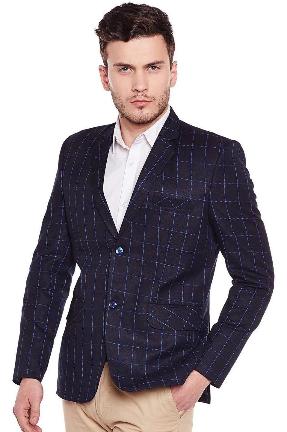 Imported Rayon Blue Blazer