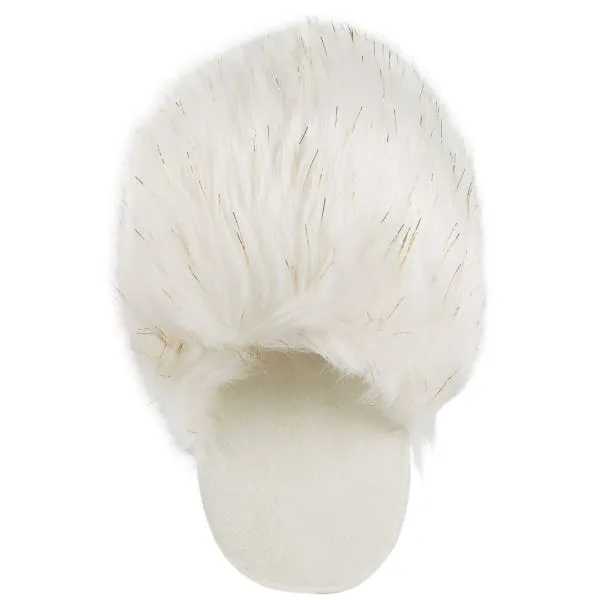 I.n.c. Fluffy Faux-fur Scuff Slippers