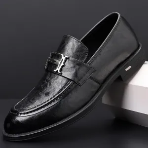 INSTOCK-Spring new men's casual leather shoes