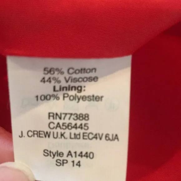 J Crew Faille hot pink dress