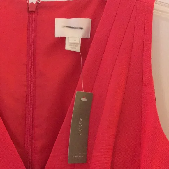 J Crew Faille hot pink dress