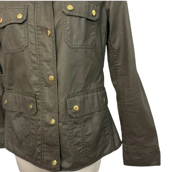 J. Crew Field Jacket in Olive Green