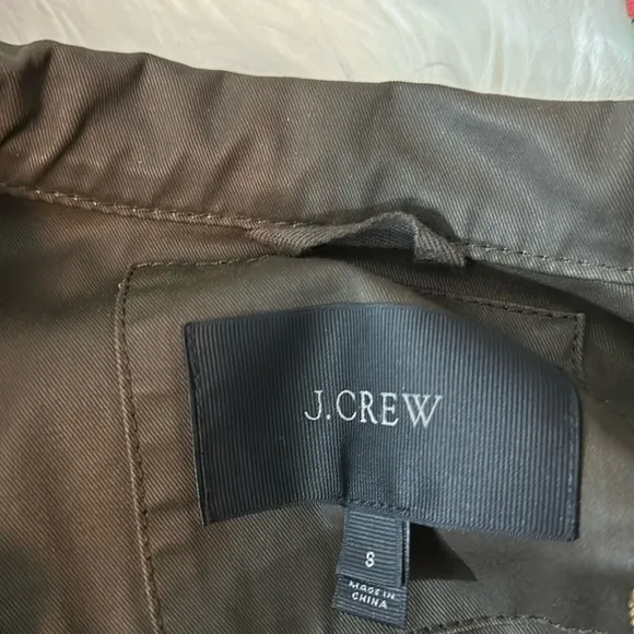 J. Crew Field Jacket in Olive Green