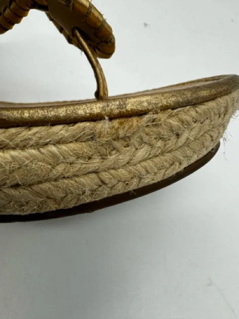 JACK ROGERS 9 Gold SHOES