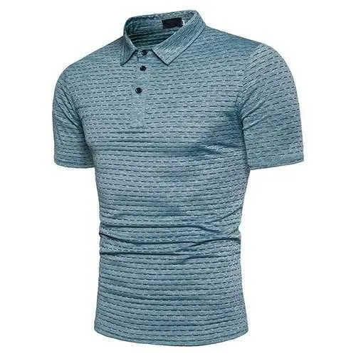 Jacquard Business Casual Golf Shirt