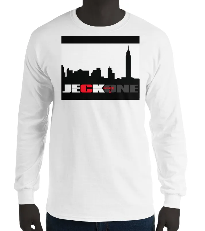 JECKONEdesign -NYCsilhouette -UniSexLongSleeve Tshirt