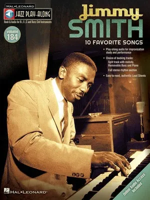 JIMMY SMITH JAZZ PLAYALONG V184 BK/OLA