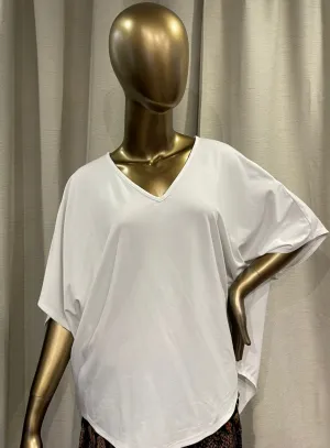 Joseph Ribkoff Deep -V- Loose-Fit Top