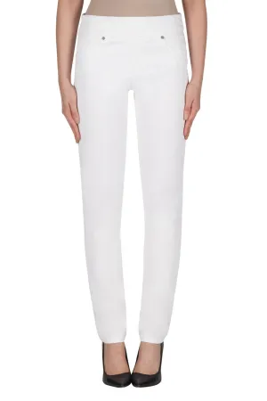 Joseph Ribkoff Denim White Pants