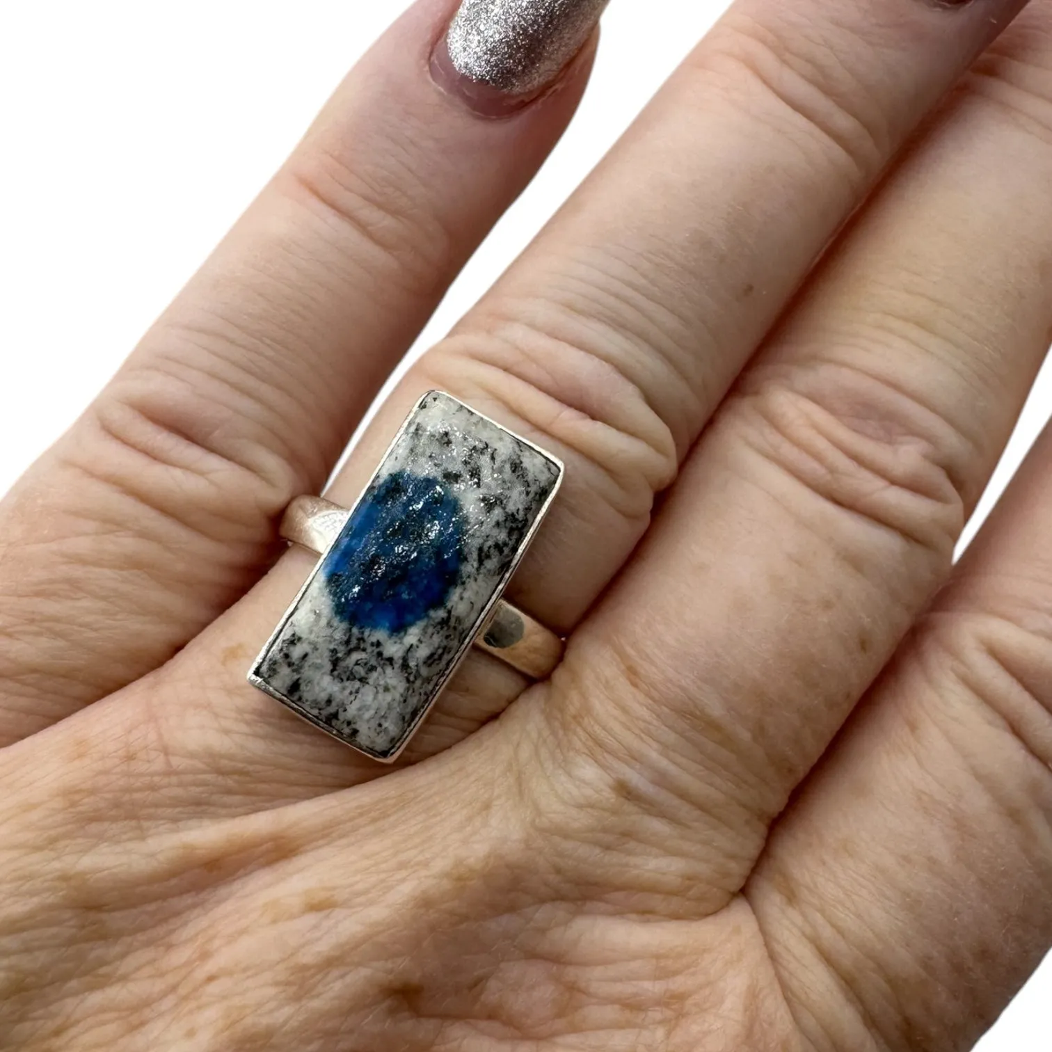 K2 Solid 925 Sterling Silver Ring 7
