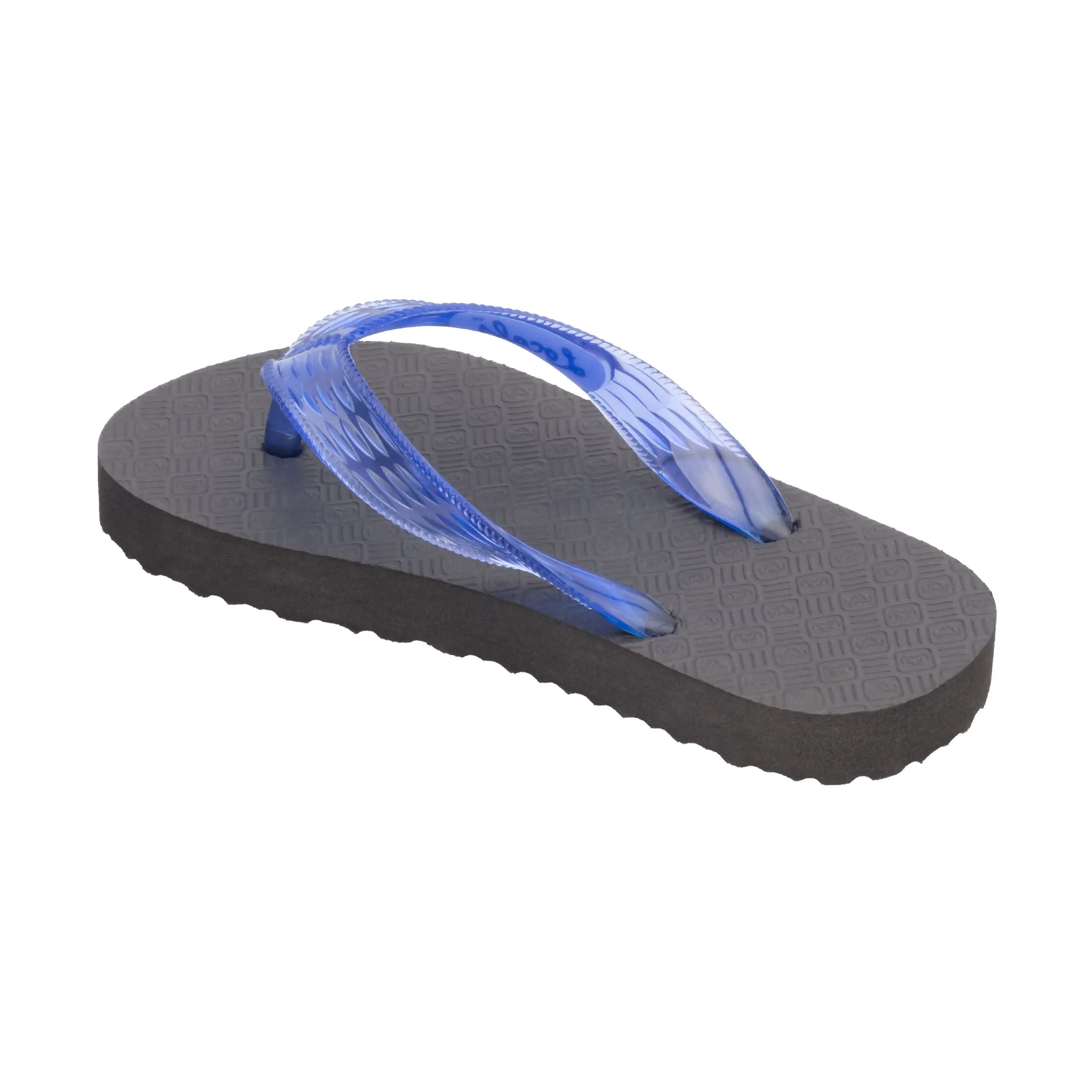 Kids Original Translucent Blue Strap Slippah
