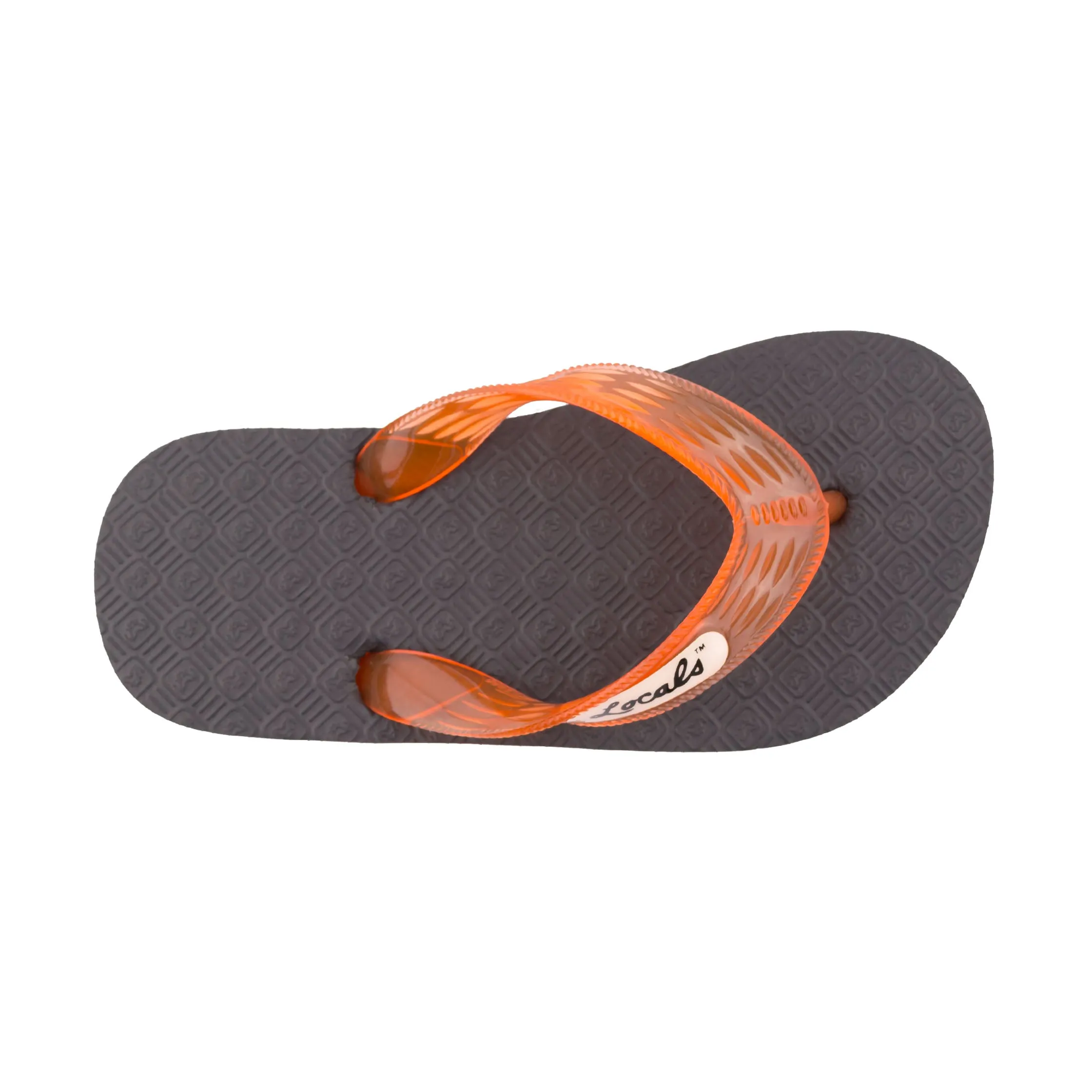 Kids Original Translucent Orange Strap Slippah