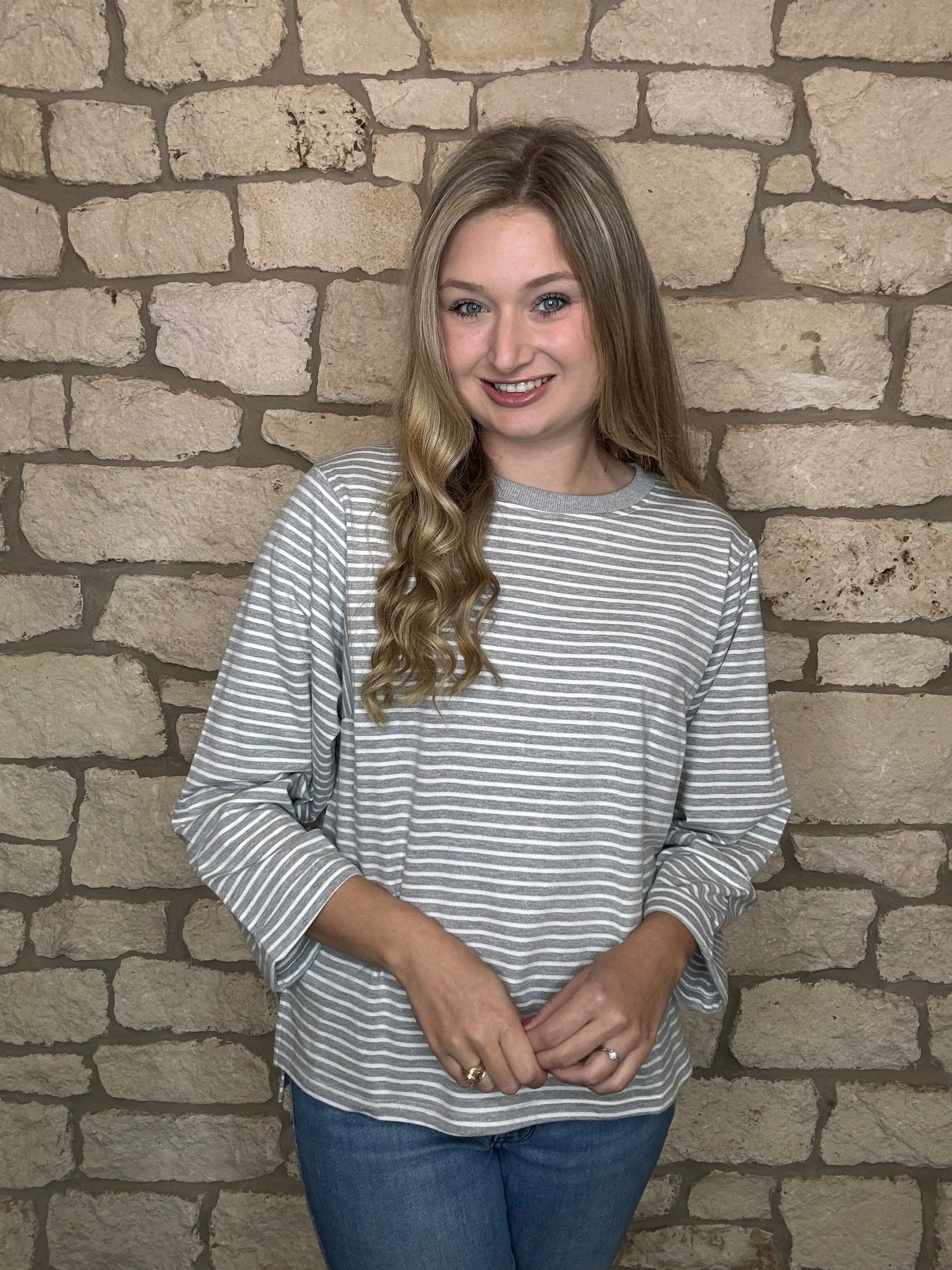 Kinley Top- Grey
