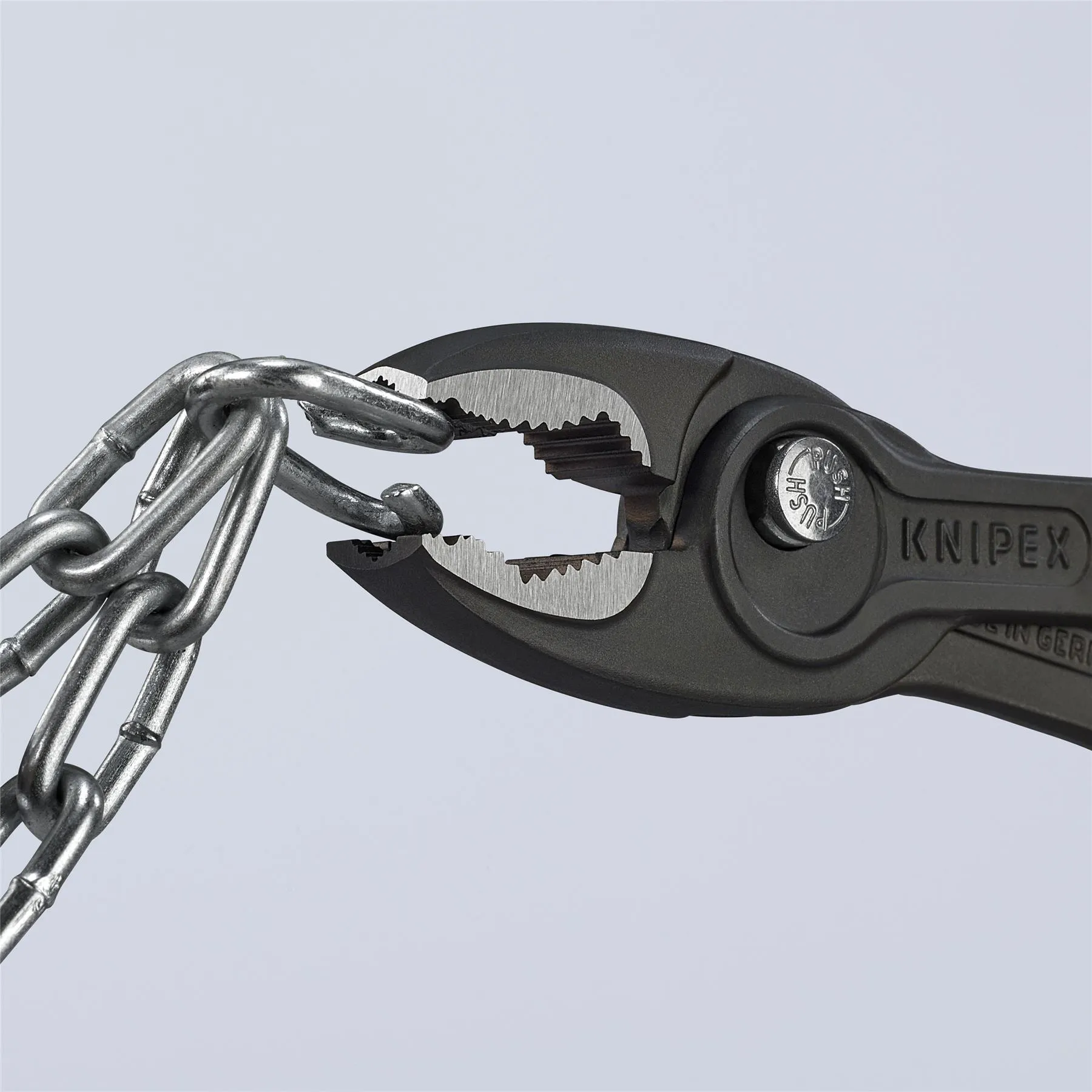 KNIPEX TwinGrip Slip Joint Pliers Front and Side Grip 200mm Plastic Coated Handles 82 01 200 SB
