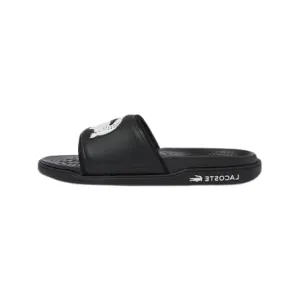 Lacoste Croco Dualiste Slide 0722 Black White